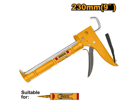 INGCO Kittkinyomó pisztoly 230 mm erősített